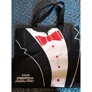 Zales Jewelers Leading W/ Style Christmas On A Silver Platter Cloth Reusable Bag